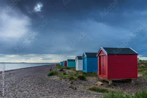 beach huts on the beach © roostler