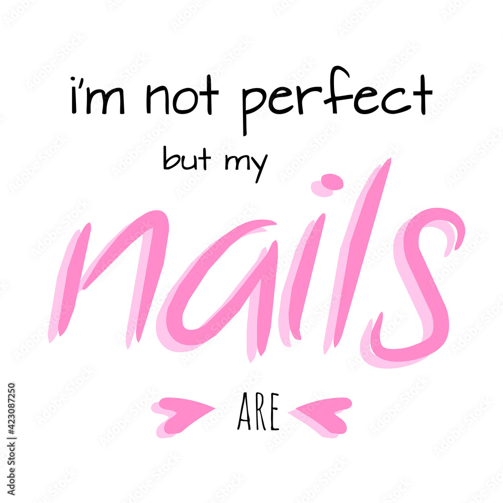 Perfect nails beauty poster