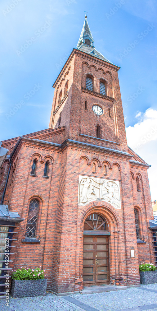 Obraz premium Valgmenighed Kirke (Church) Odense Fyn Region Syddanmark (Region of Southern Denmark) Denmark