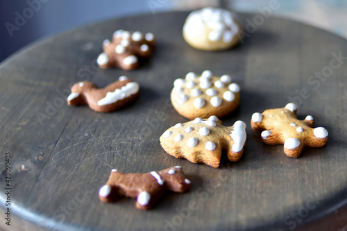 Dnipro, Ukraine: 12.17.2016; The hand made cookies in form of animals