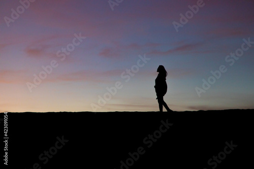 silhouette of a person © Laurence Leung