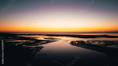 sunset over the sea © Reinaldo