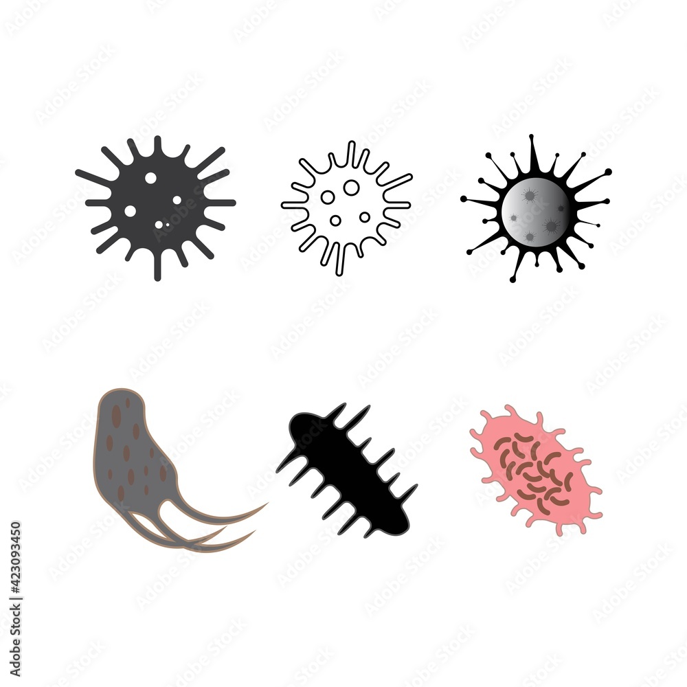 Bacteria,microbes icon Bacteria,microbes icon