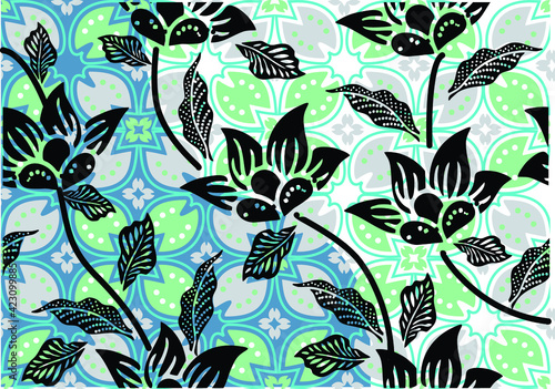 Batik Indonesian: is a technique of wax-resist dyeing applied to whole cloth, or cloth made using this technique originated from Indonesia.