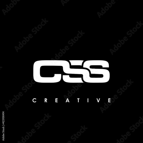 CSS Letter Initial Logo Design Template Vector Illustration