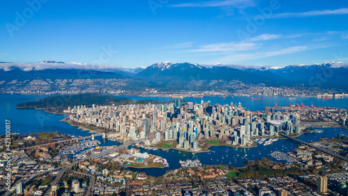 Aerial View of Vancouver BC