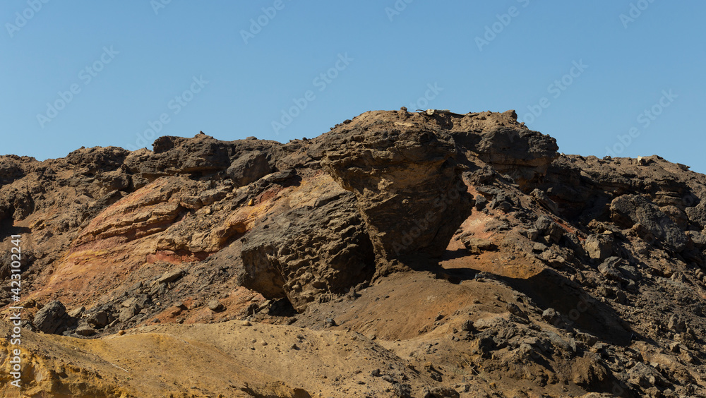 Coloured Canyon is a rock formation on Sinai peninsula. Sights of Nuweiba, Egypt. Coloured Canyon is a rock formation on Sinai peninsula. Sights of Nuweiba, Egypt.