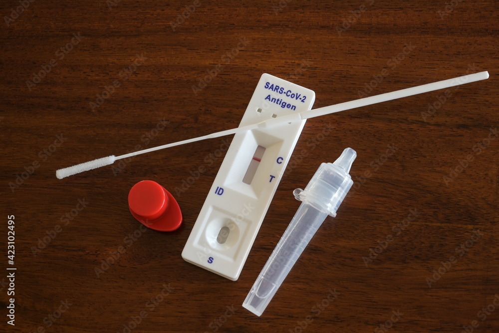 Covid19 diagnostic at home, rapid antigen self test kit with nasal