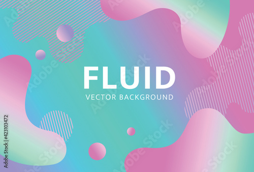 abstract fluid vector background for banners, cards, flyers, social media wallpapers, etc.