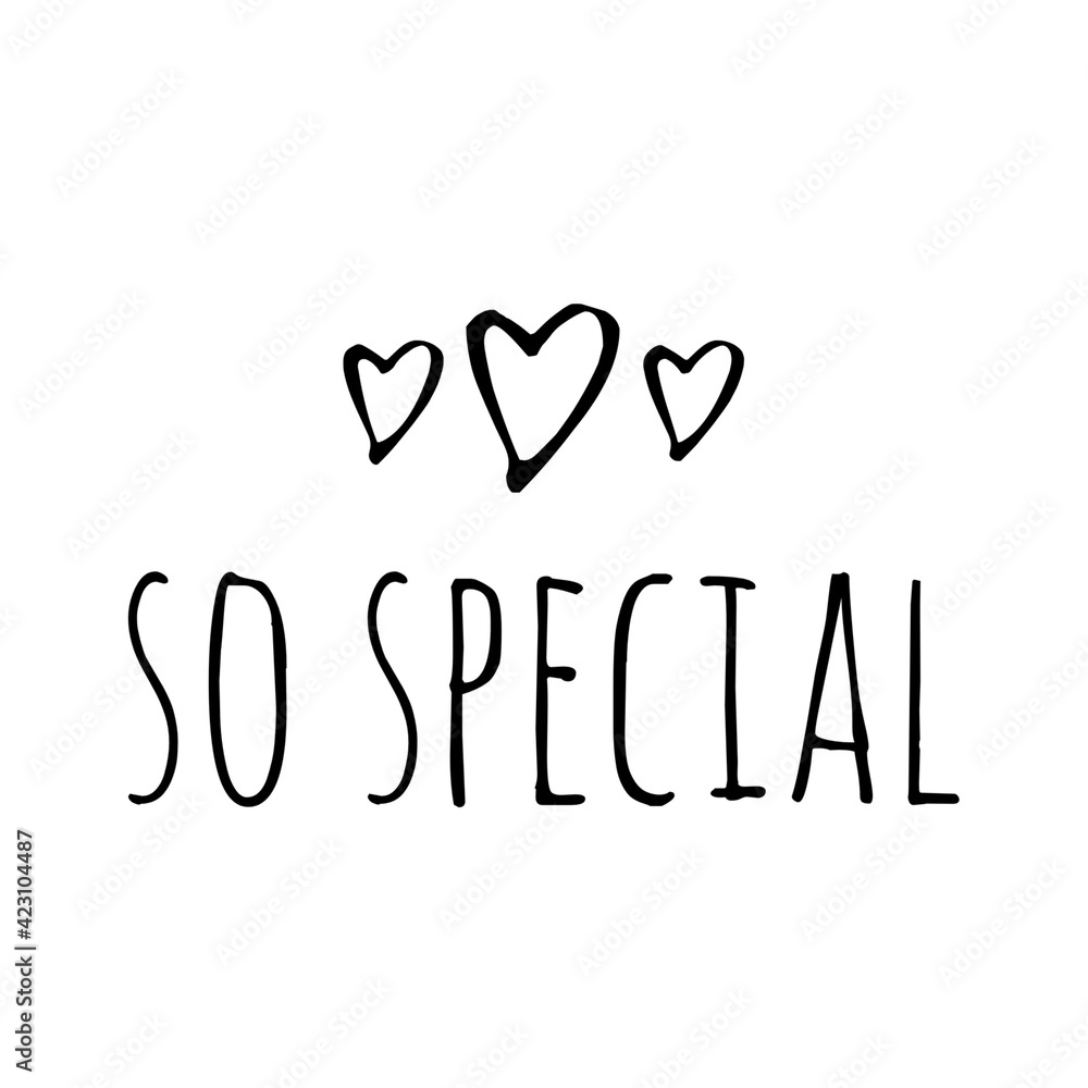 ''So special'' Lettering ''So special'' Lettering