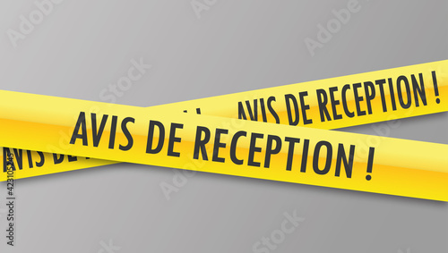 Logo avis de réception.