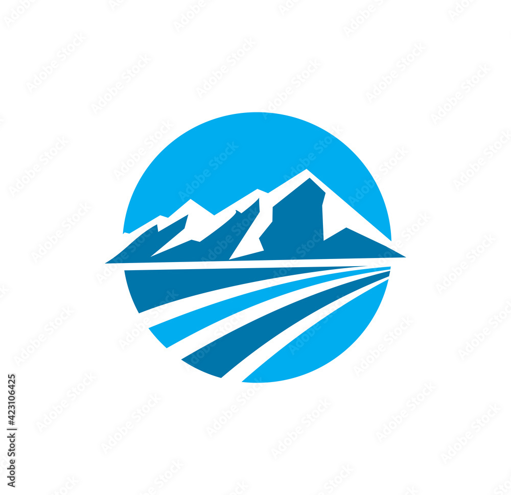 Mountain Logo Vector Sign