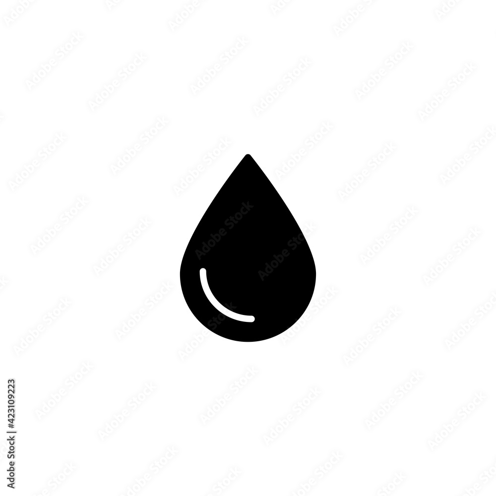 water drop icon vector for web, computer and mobile app water drop icon vector for web, computer and mobile app