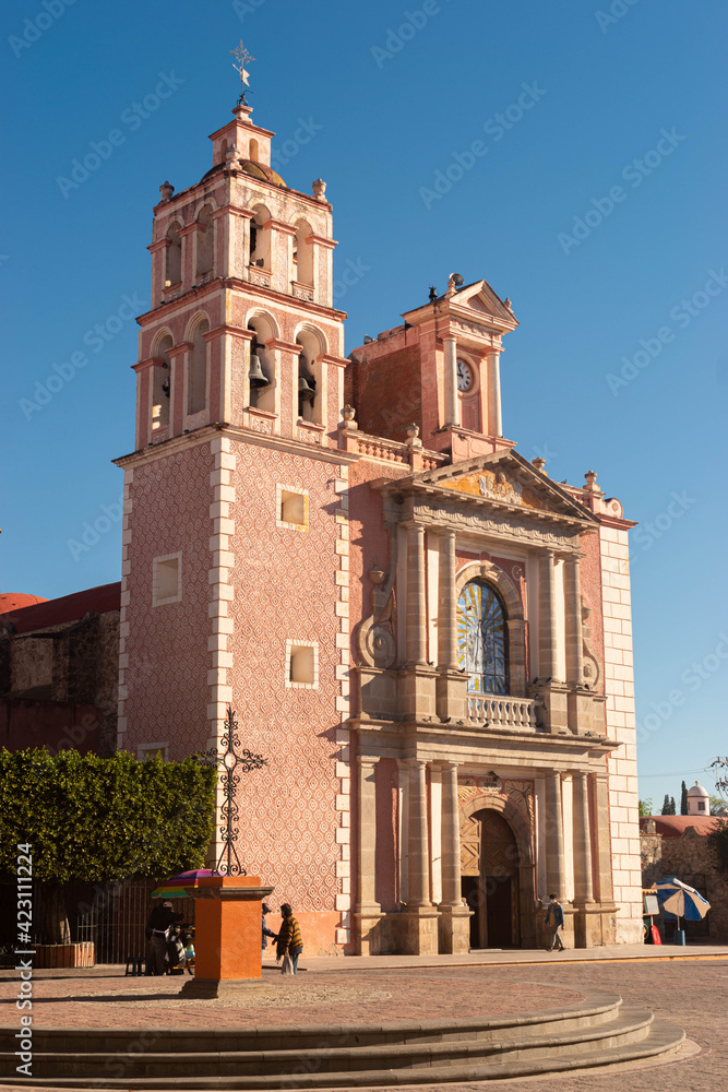 Tequisquiapan Pueblo Magico e Iglesia Queretaro Mexico