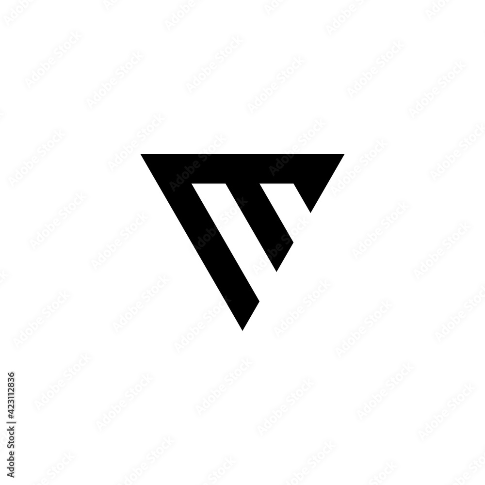Business combination Monogram and triangle sign logo vector icon with Three M letter Business combination Monogram and triangle sign logo vector icon with Three M letter