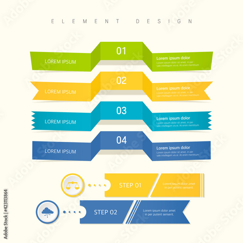 Highly utilized web element infographic 