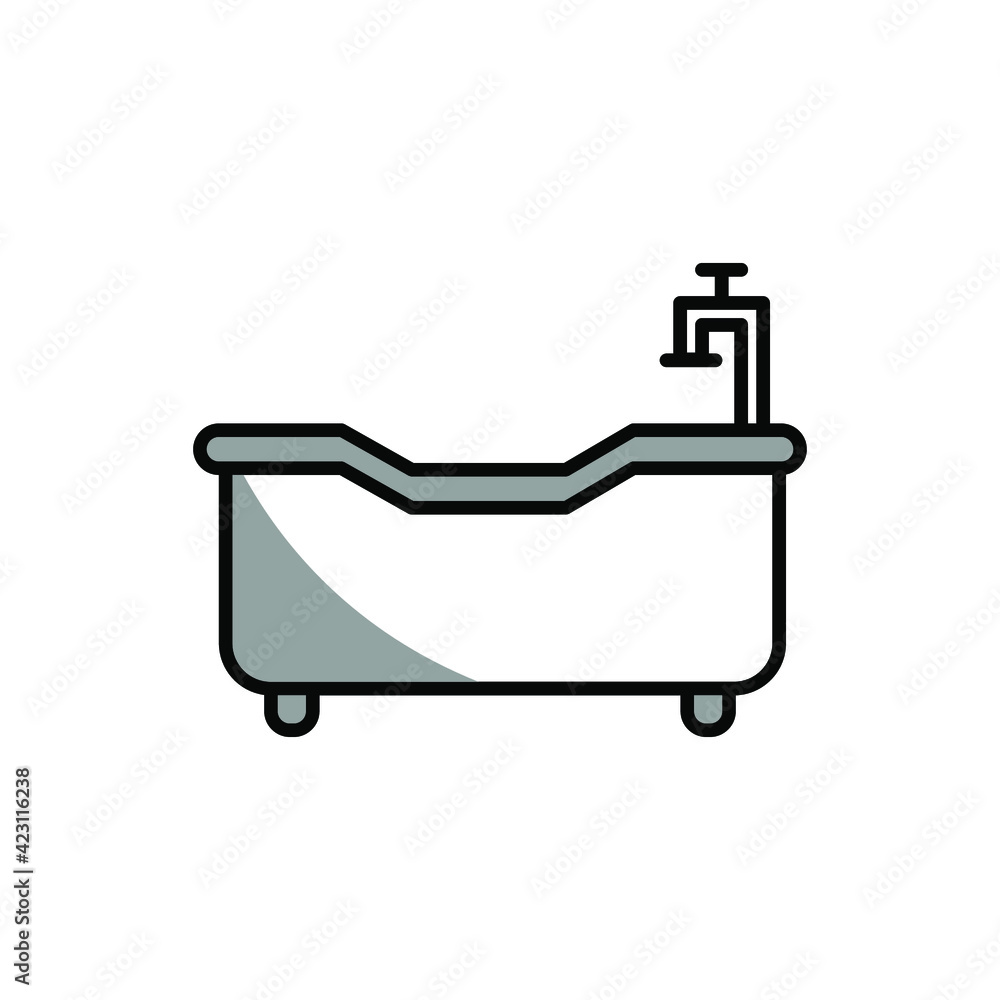 Illustration Vector graphic of bathup icon Illustration Vector graphic of bathup icon