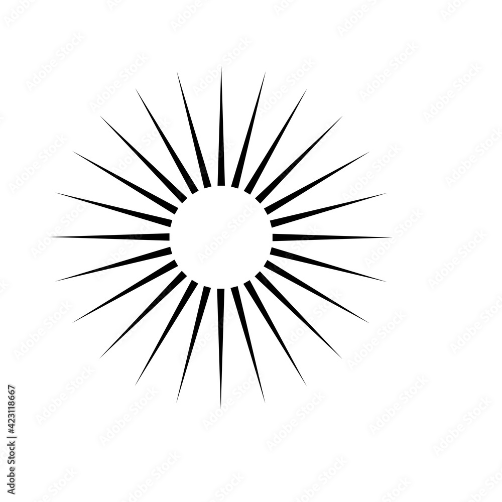 Fototapeta premium Sunburst