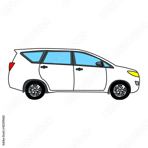car isolated on white background