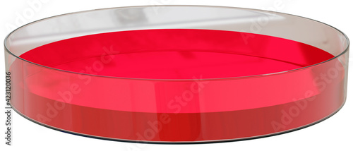 Tissue culture dish with media