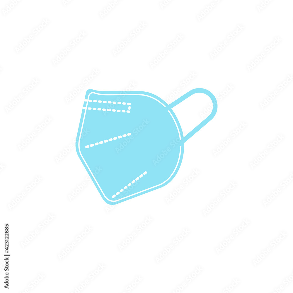 face mask icon design template face mask icon design template