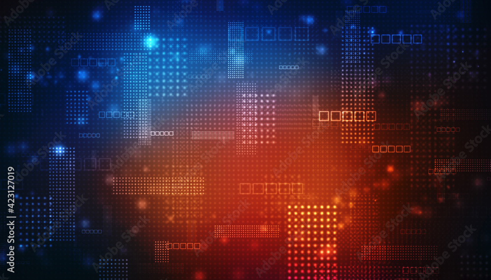 Digital Abstract technology background, futuristic background, cyber technology Concept Digital Abstract technology background, futuristic background, cyber technology Concept