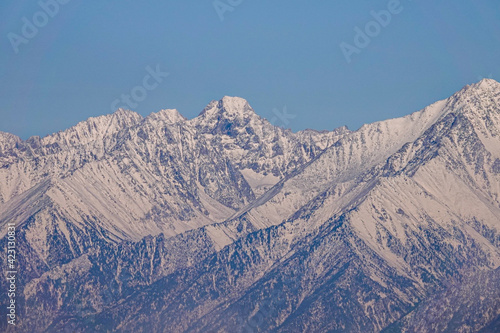Panorama of Sayan Mountains in Winter © FootageLab