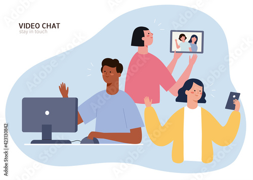 Video chat concept