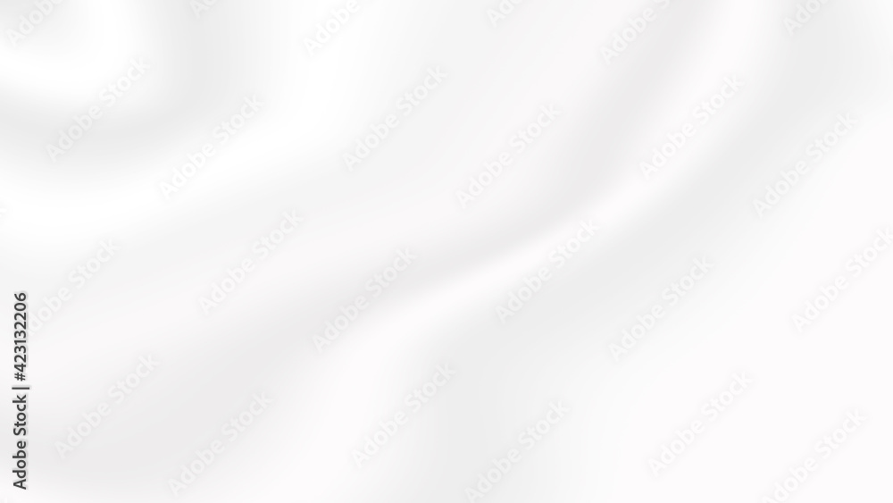 white gradient color as soft and smooth fabric texture use for abstract decorative background design