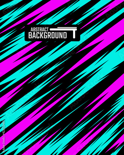 Abstract modern racing sport vector background. Abstract racing backgrounds for everyday use ranging from racing livery to car vinyl stickers and sports t-shirts.	
