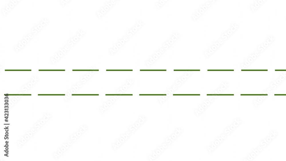Strips consisting of multicolored parallelepipeds move towards each other. Strips consisting of multicolored parallelepipeds move towards each other.