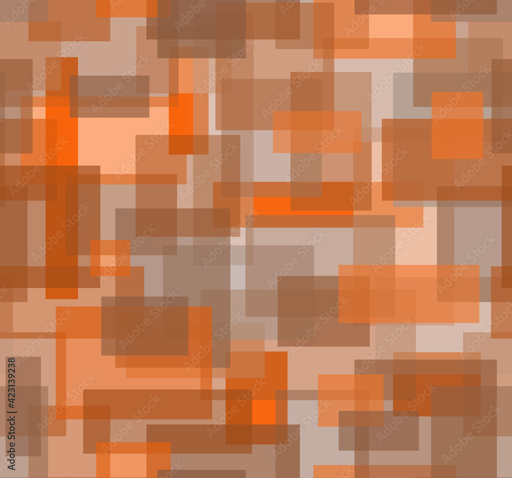 A drawing of geometric shapes in orange tones.Backgrounds and textures, seamless background. A drawing of geometric shapes in orange tones.Backgrounds and textures, seamless background.