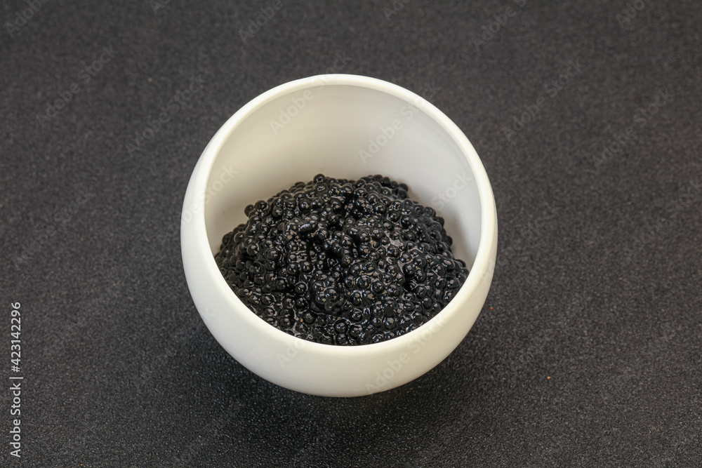 Luxury strugeon fish black caviar Luxury strugeon fish black caviar