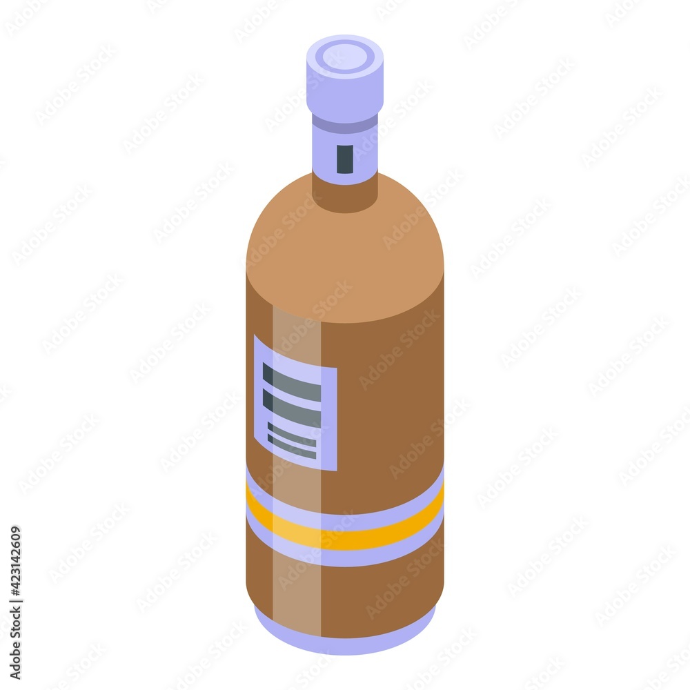 Bourbon party icon. Isometric of bourbon party vector icon for web design isolated on white background Bourbon party icon. Isometric of bourbon party vector icon for web design isolated on white background