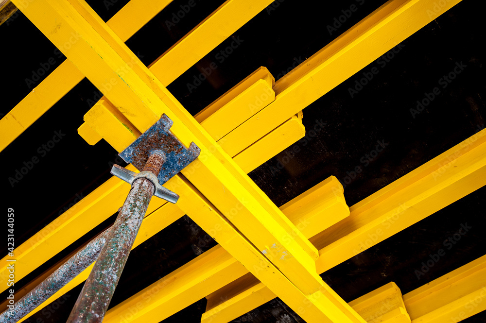 Monoltic Frame frame for monolithic construction of an apartment building Stock Photo ...
