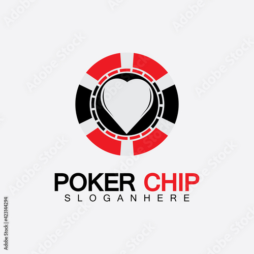 Free Download Casino chip icon, poker chip vector icon logo,Casino chips for poker or roulette.Vector illustration isolated on white background. - GFXLoad
