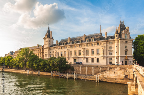 Court of Cassation of france in paris by seine river