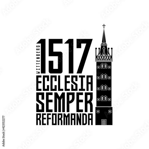 Martin Luther. 95 theses of the reformation of the church. Wittenberg 1517.