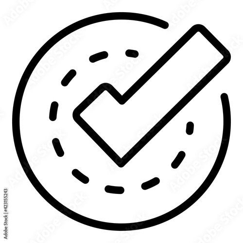Ssl certified icon. Outline ssl certified vector icon for web design isolated on white background