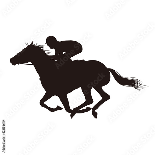 競馬シルエット