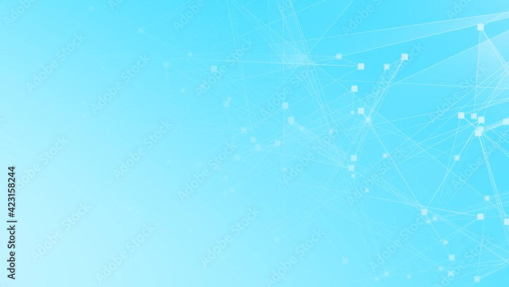 Abstract blue white polygon tech network with connect technology background. Abstract dots and lines texture background. 3d rendering. Abstract blue white polygon tech network with connect technology background. Abstract dots and lines texture background. 3d rendering.