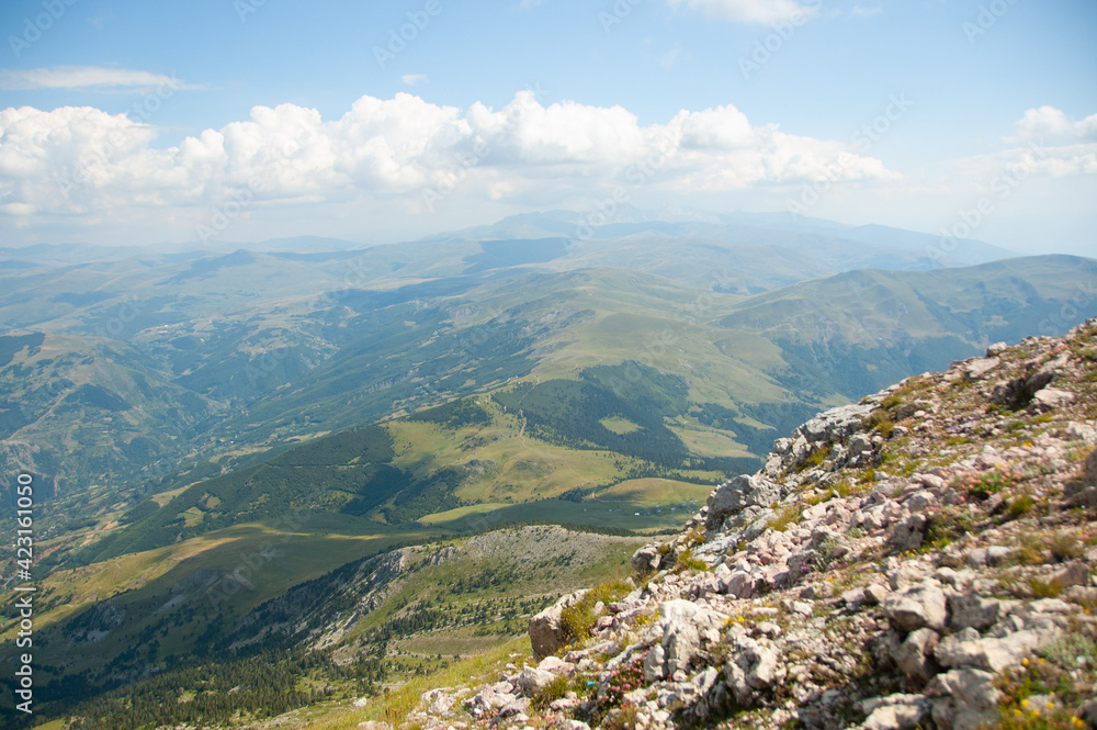 Naklejka premium Mountains in Albania ( Gjallica Mountain 2489m)