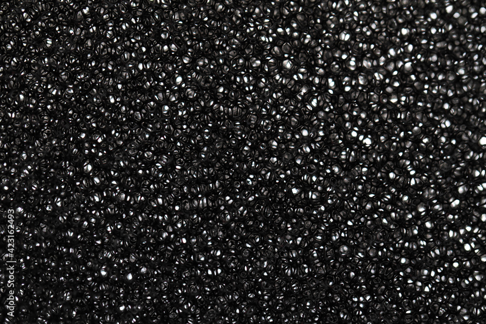 black foam rubber texture