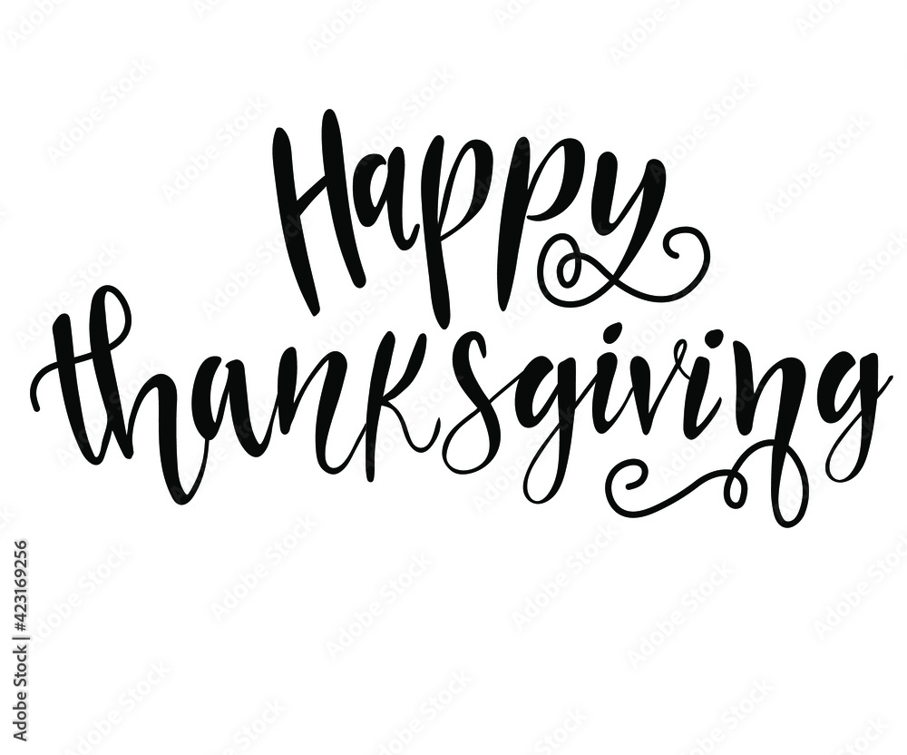 Vector Thanksgiving card with hand made text, thankful. Modern hand drawn calligraphy. Template, badge, label, icon. Vector Thanksgiving card with hand made text, thankful. Modern hand drawn calligraphy. Template, badge, label, icon.