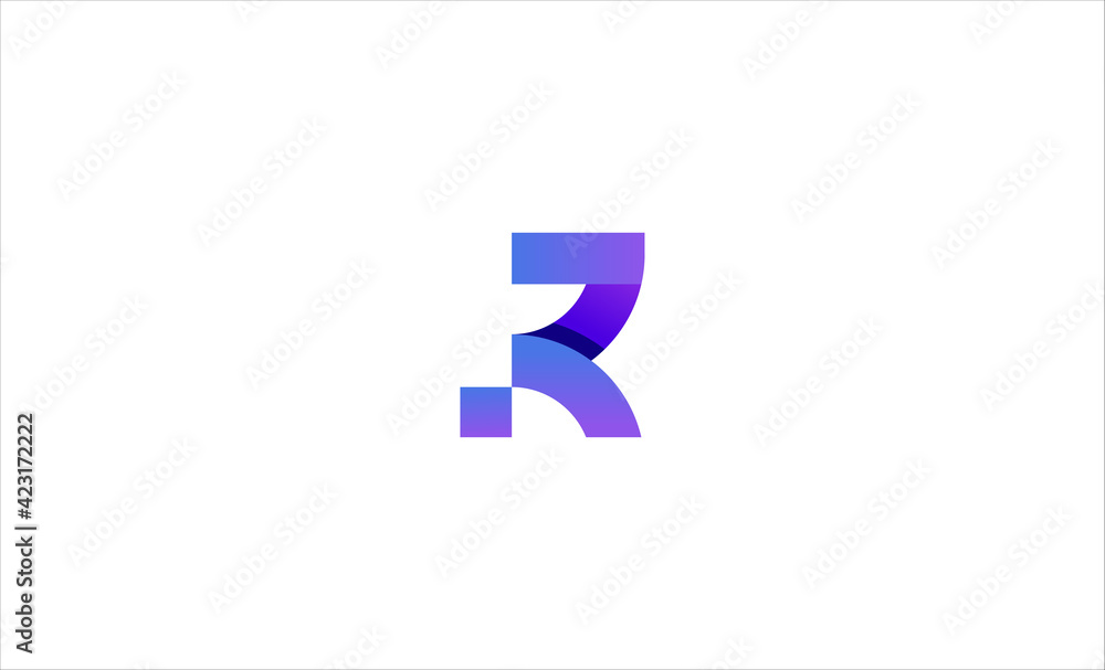 Letter R Modern Logo Design vector illustration Letter R Modern Logo Design vector illustration