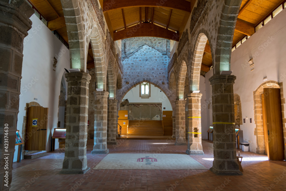 Church and interpretation center in the town of Burguillos del Cerro.