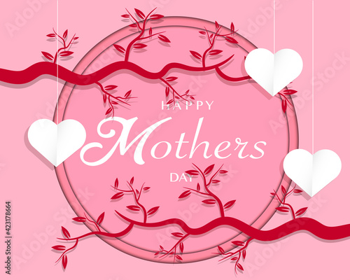 Happy Mothers Day Greeting Paper