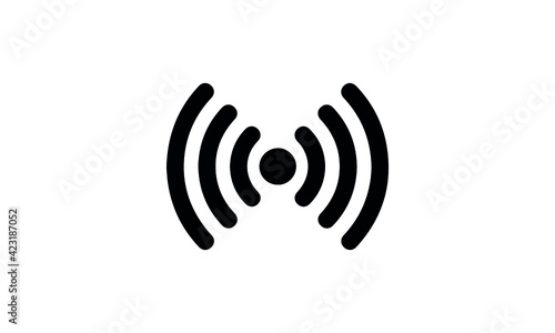 Wireless ,Internet Connection,Network signal icon,wifi flat vector illustration design 