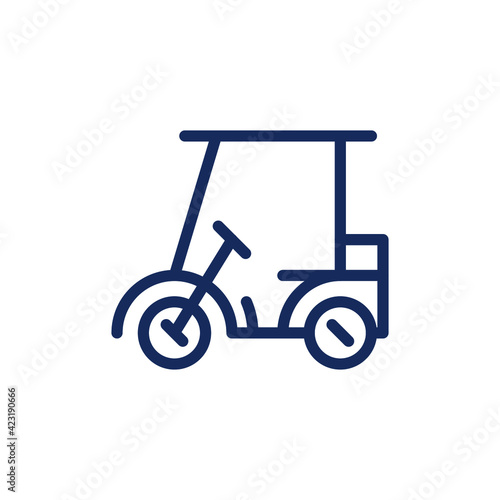 passenger transportation Thin line icon vector illustration. Vector illustration isolated on a white background. Simple outline vector icon for web