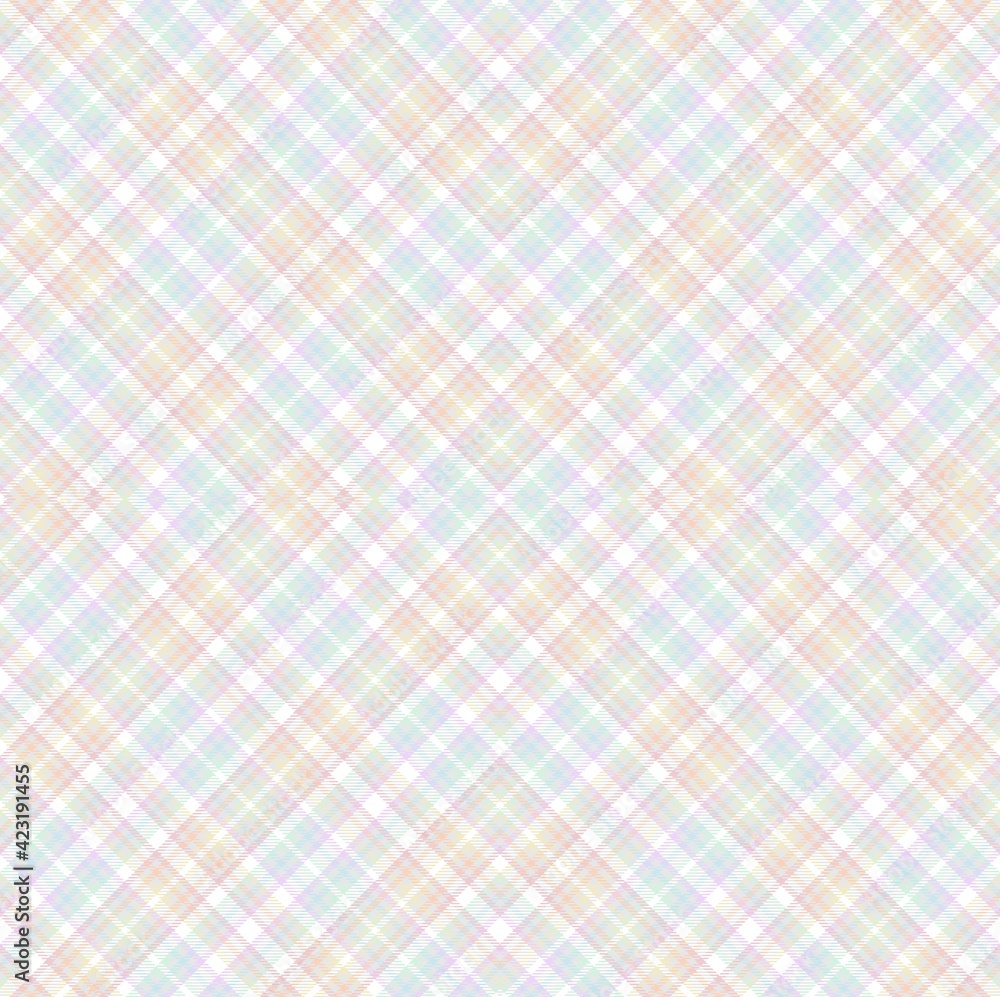 Rainbow Pastel Argyle Plaid Tartan textured Seamless Pattern Design Rainbow Pastel Argyle Plaid Tartan textured Seamless Pattern Design